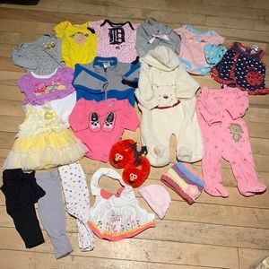 20 pc Bundle of 3-6 Month Baby Clothes